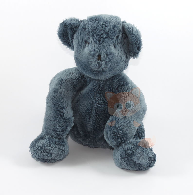 Dpam peluche ours bleu foncé 